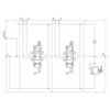 Monoblok ventiel HCM45/2-IR301(175)-W1A-H1-F1A-2X-MMTG03